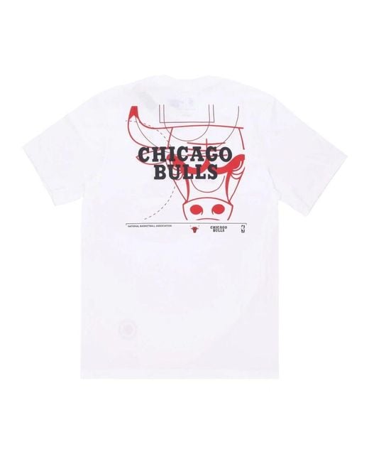 Nike Chicago Bulls Tee Essential Weiß in White für Herren