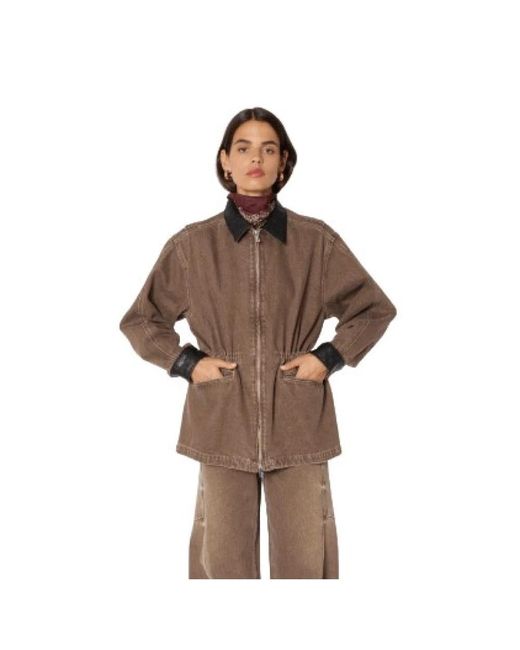 Light Jackets Berenice en coloris Brown