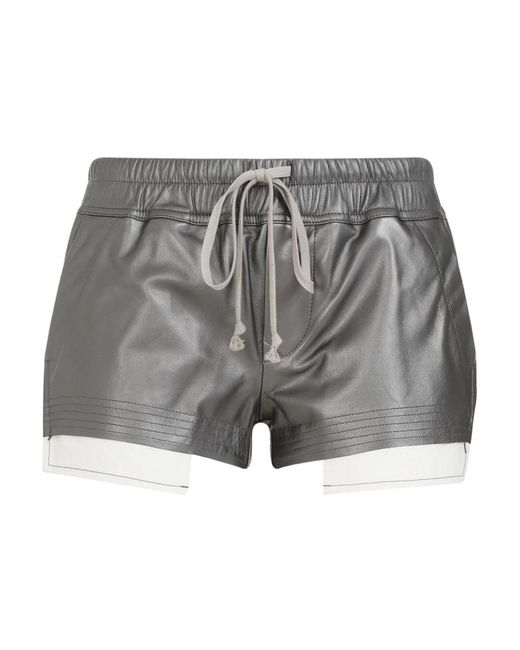 Rick Owens Gray Short shorts