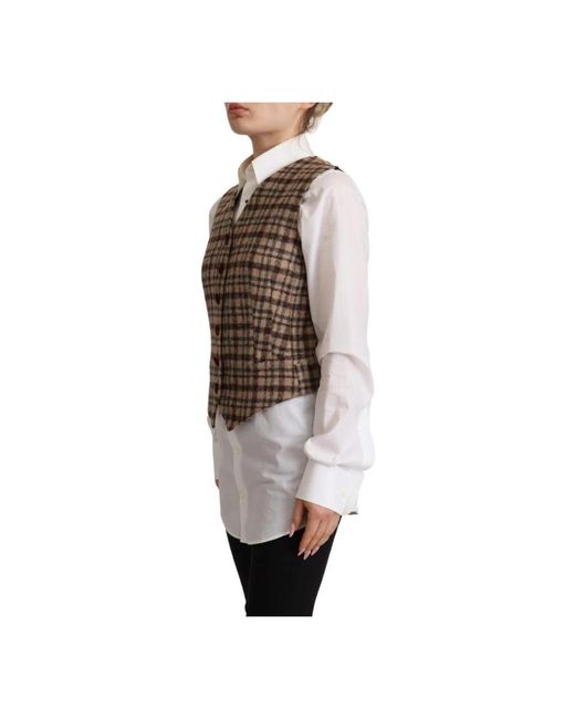 Dolce & Gabbana Vests in het Brown