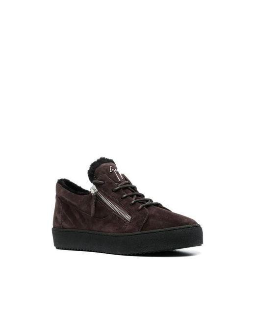 Giuseppe Zanotti Black Sneakers for men