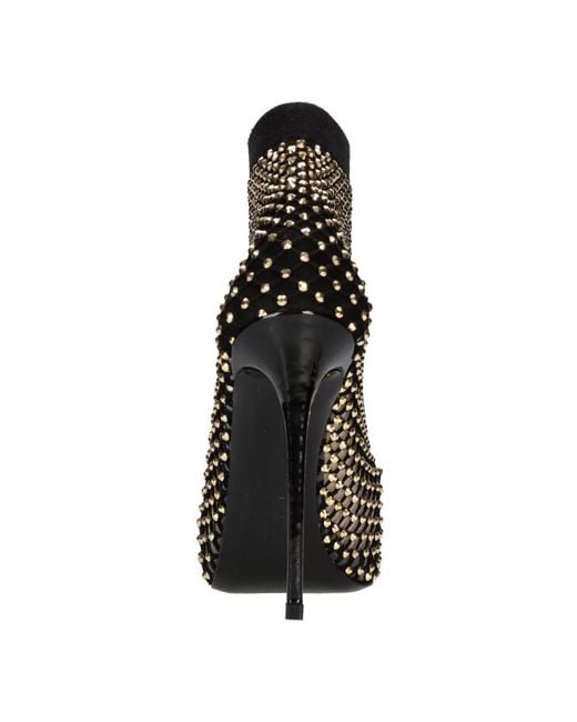 Le Silla Black Heeled Boots