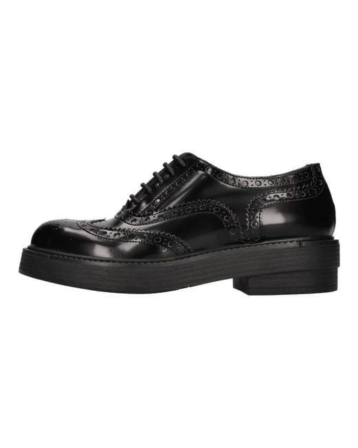 Strategia Black Laced Shoes