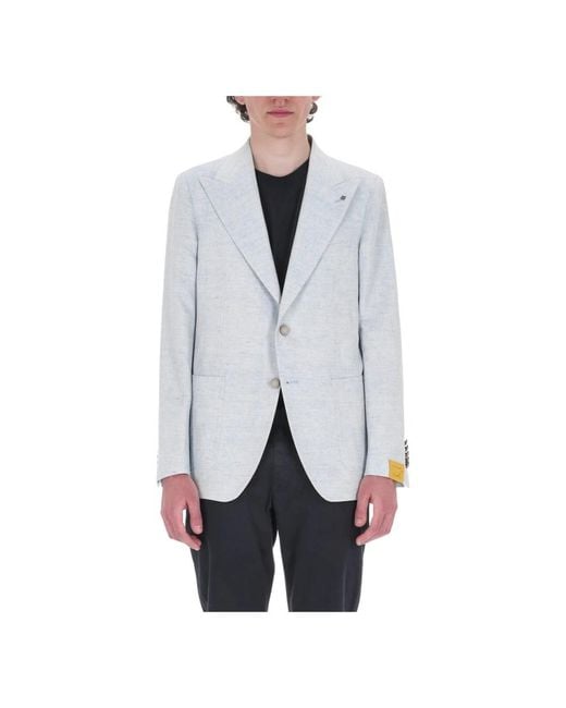 Tagliatore Gray Blazers for men