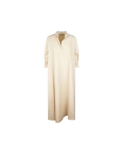 Max Mara Midi Jurken in het Natural