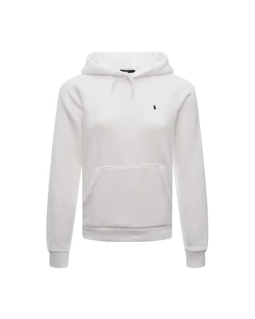 Polo Ralph Lauren White Hoodies