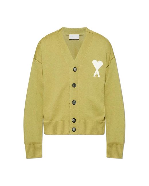 Cardigans AMI de hombre de color Yellow