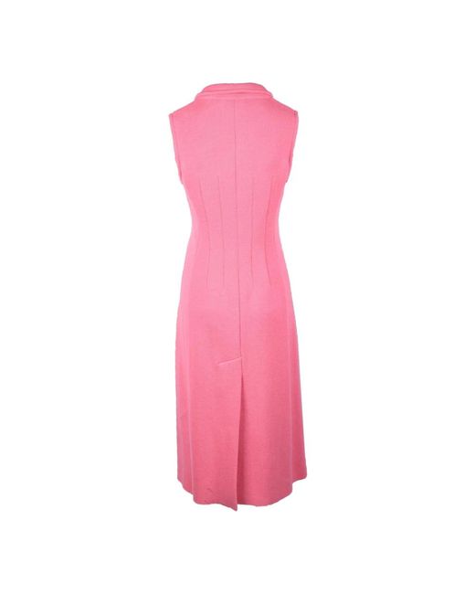 Charlott Midi Dresses in het Pink