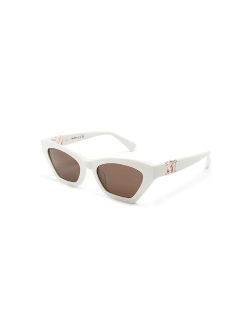 Max Mara White Elegante sonnenbrille für den täglichen gebrauch