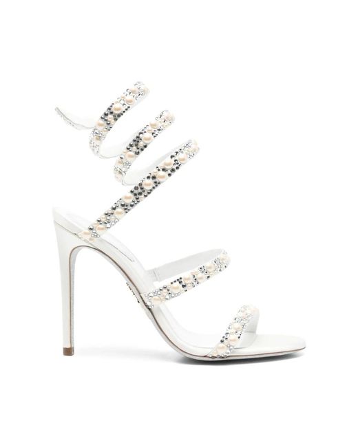 High Heel Sandals Rene Caovilla en coloris White