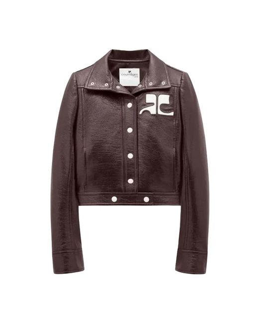Courreges Brown Light Jackets