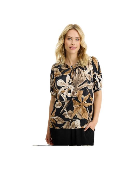 iN FRONT Blouses in het Black