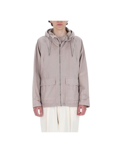 Herno Jassen ,Katoen Light Jacket in het Brown voor heren