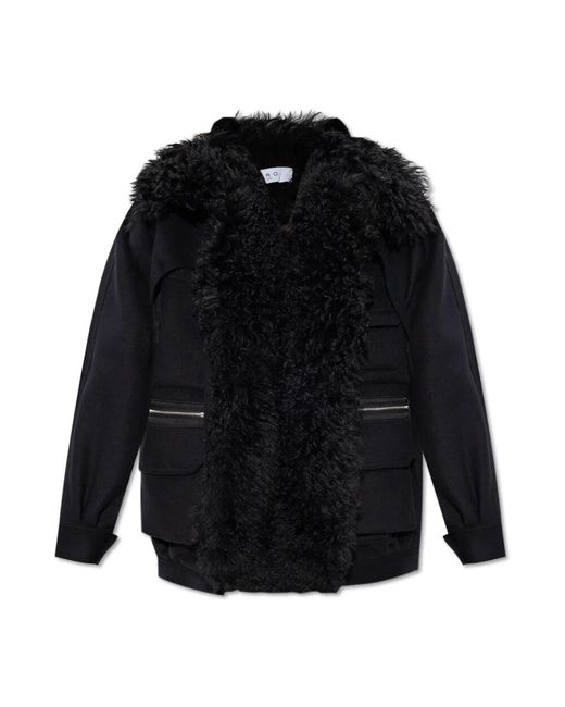 IRO Black Wolljacke diassa