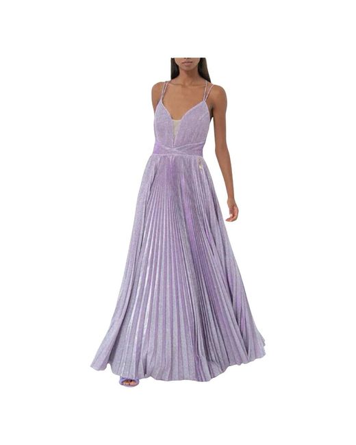 Fracomina Purple Abito Lungo