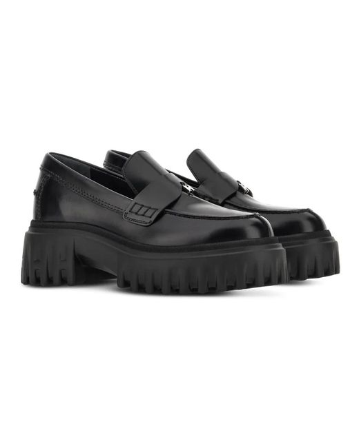 Hogan Black Loafers