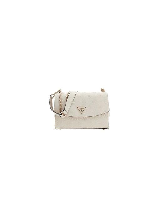 Guess White Shoulder Bags
