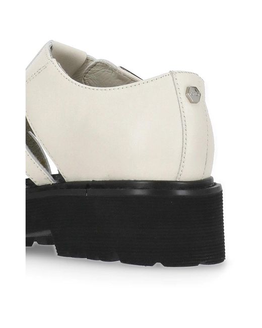 Cult White Flat sandals