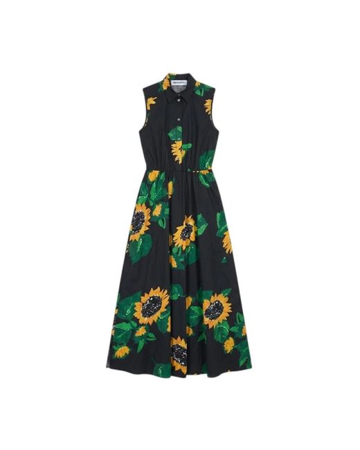 Maxi Dresses Moschino de color Green