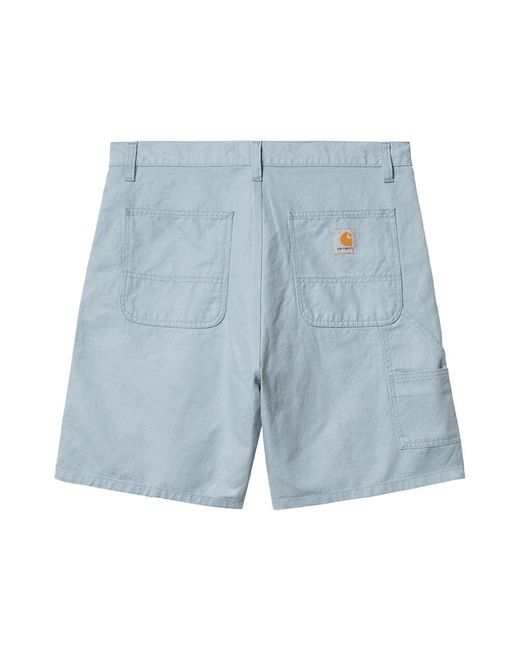 Carhartt Shorts aus baumwolle leinen mit lockerer passform in Blue für Herren
