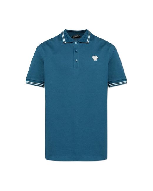 Polo Shirts Versace pour homme en coloris Blue