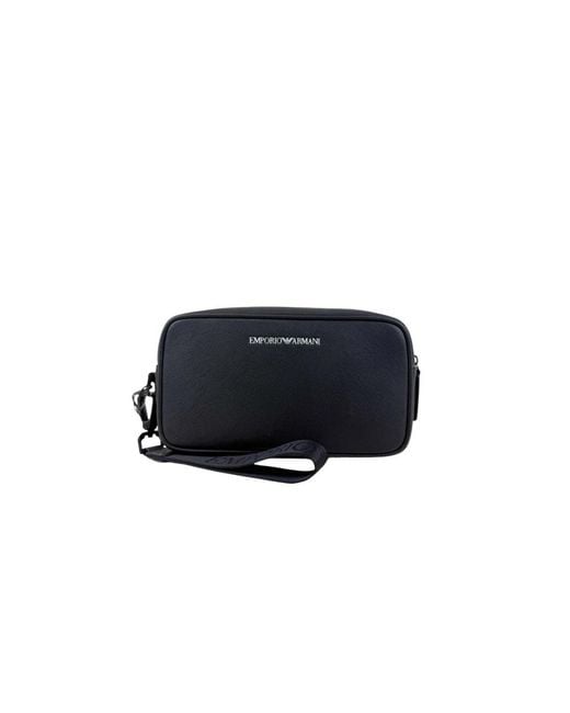 Emporio Armani Blue Toilet Bags for men