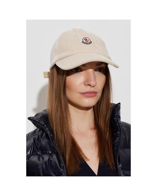 Moncler Natural Cord-Baseballkappe