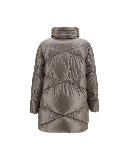 Herno Gewatteerde Nylon Donsjas in het Brown