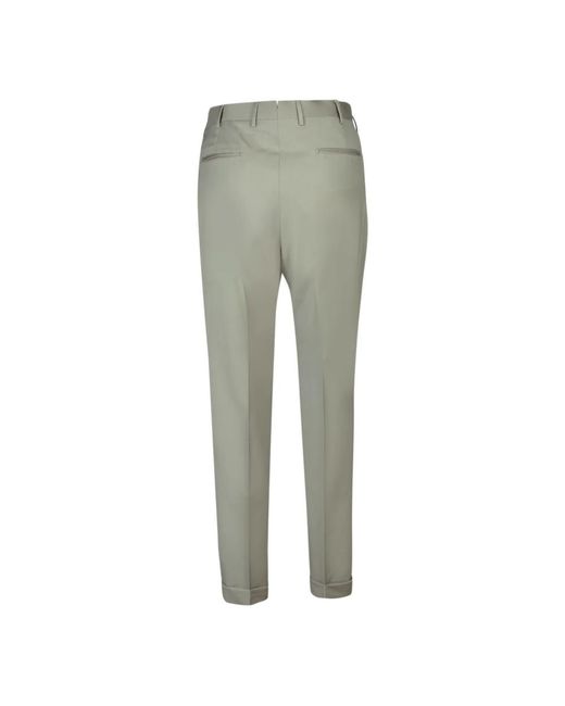 Dell'Oglio Gray Slim-Fit Trousers for men
