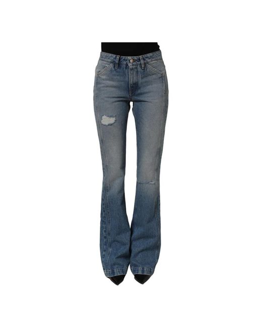 Dolce & Gabbana Blue Flare Jeans