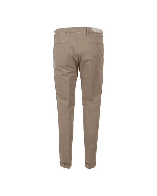 BRIGLIA Gray Chinos for men