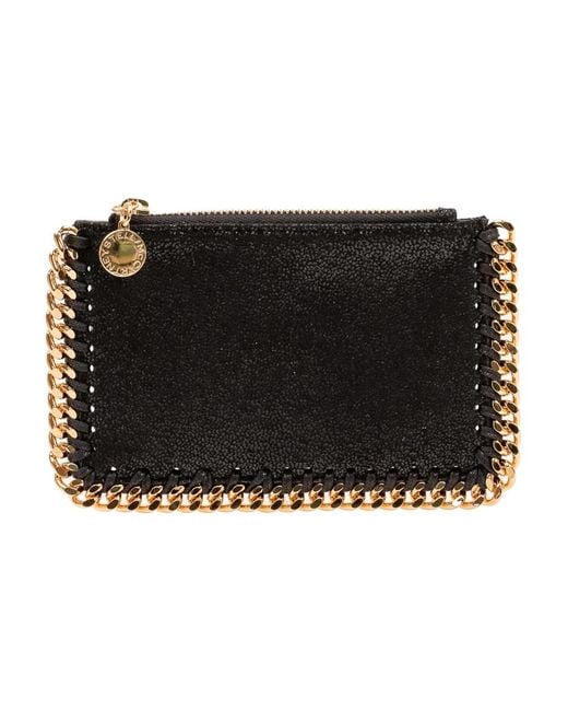 Stella McCartney Black Falabella Kartenetui