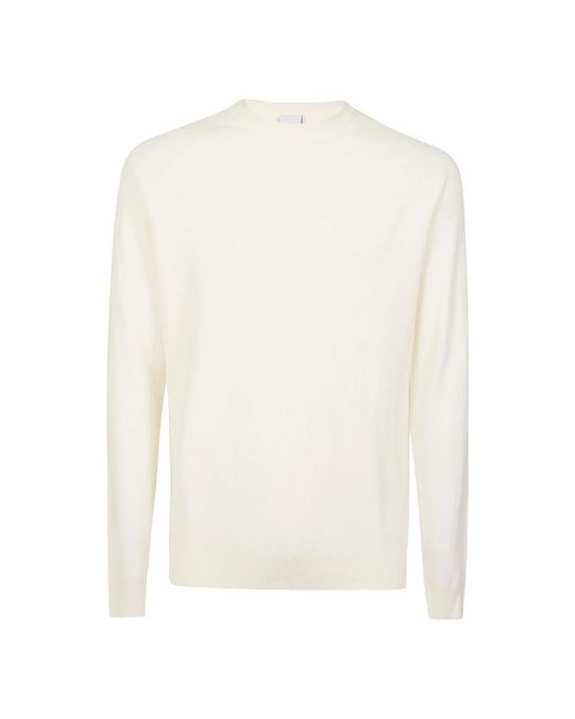 Aspesi Round-Neck Knitwear in het White voor heren
