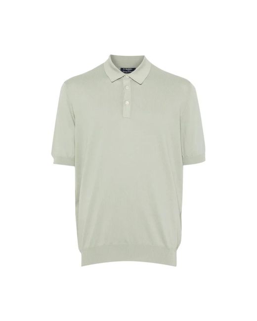 Barba Napoli Green Polo Shirts for men
