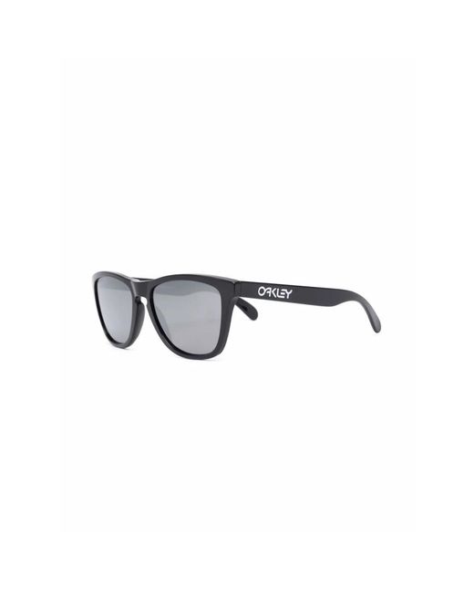 Oakley Schwarze sonnenbrille mit zubehör,schwarze sonnenbrille mit original-etui in Black für Herren