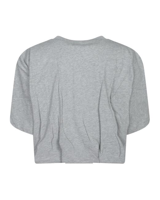 Pinko Tops ,Grijs ,Grijze T-Shirt Voor Vrouwen in het Gray