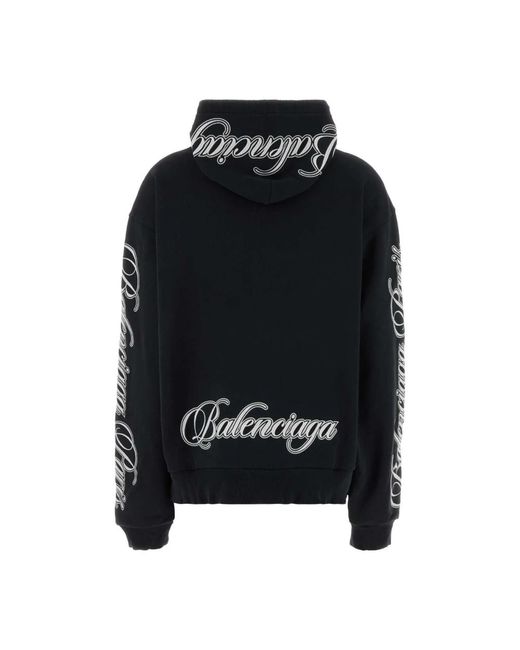 Balenciaga Black Hoodies for men