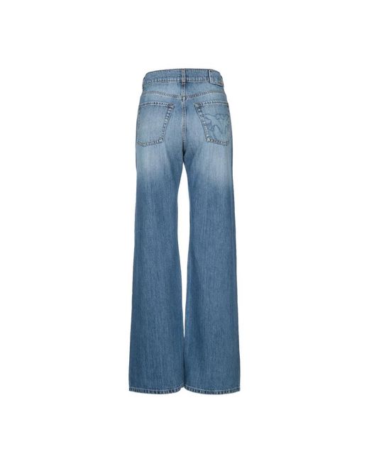Wide Jeans Pinko de color Blue
