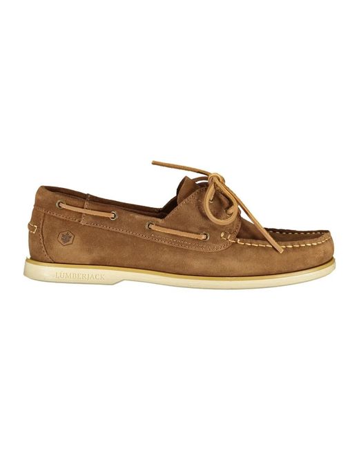 Lumberjack Brown Boat Shoes for men