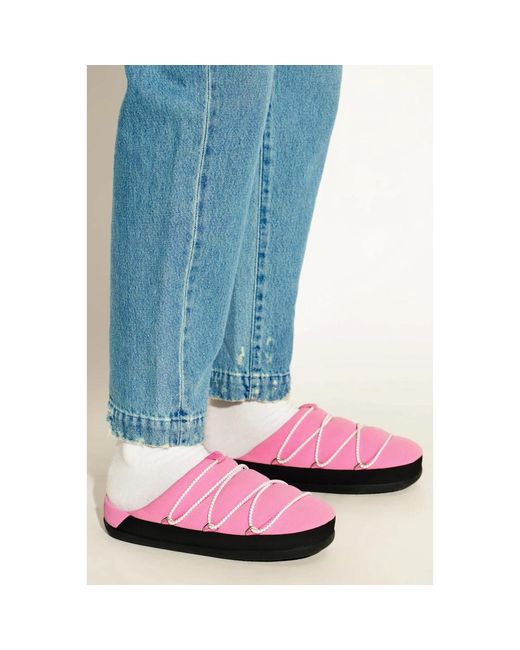 Moon Boot Pink Mb Soft Slipper