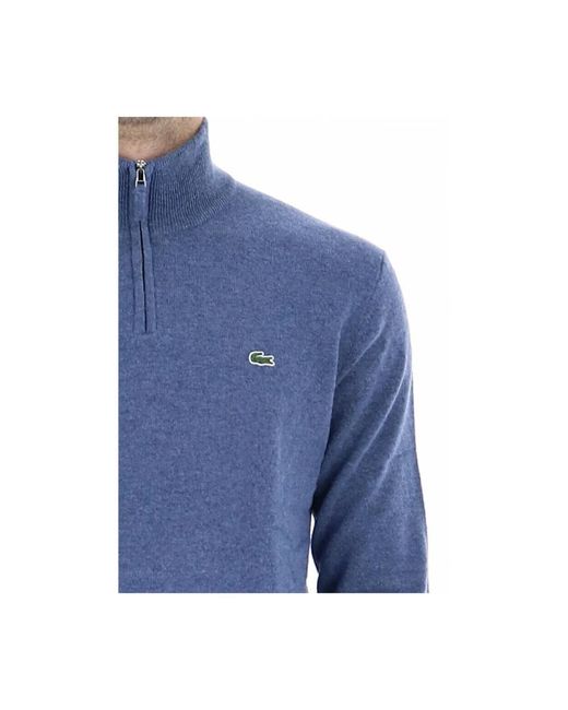 Lacoste Truien & Vesten ,Blauw ,Katoen Turtleneck Truien in het Blue voor heren