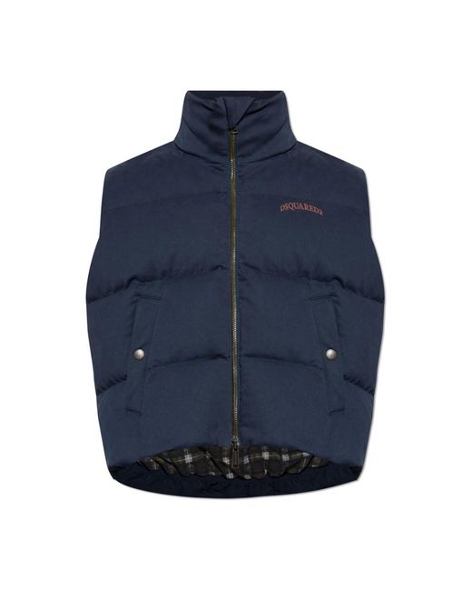 DSquared² Blue Vests for men