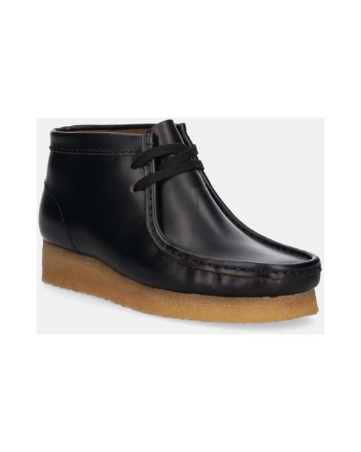Clarks Black Laced Schuhe