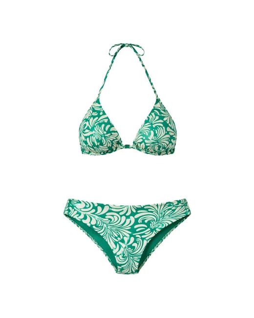 Twinset Triangle Bikini Set in het Green