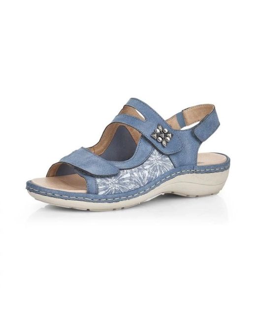 Flat Sandals Remonte en coloris Blue