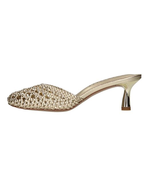 Emanuélle Vee Yellow Heeled Mule