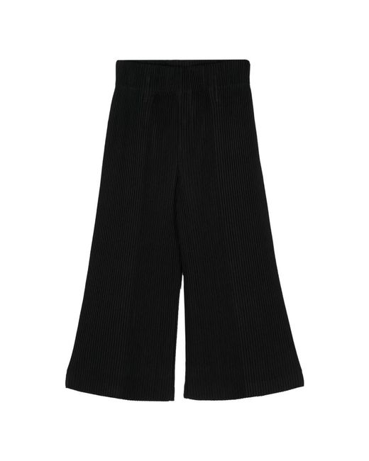 Issey Miyake Black Wide Trousers for men