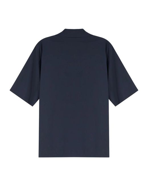 Aspesi Blue Short Sleeve Shirts for men