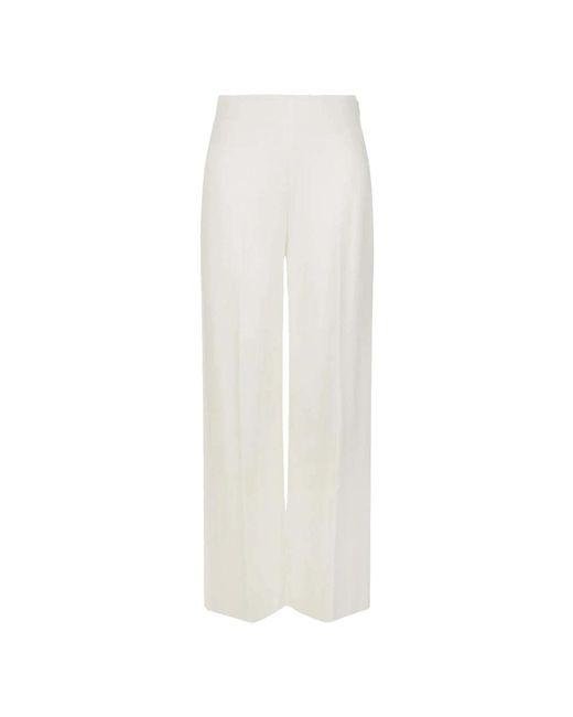 Drykorn White Wide Trousers