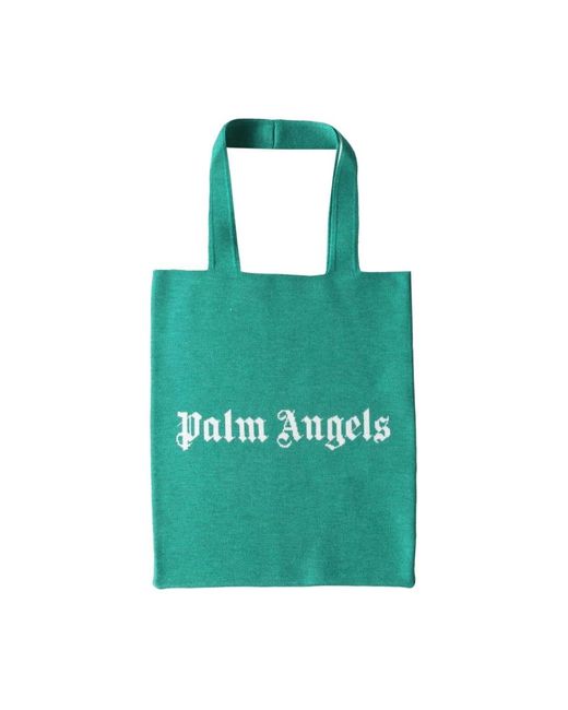 Palm Angels Green Shopping Bags